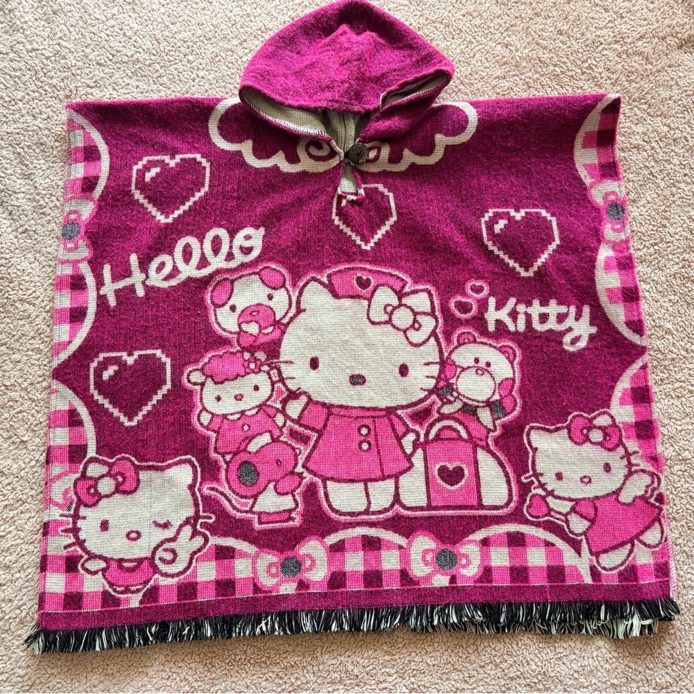 Hello kitty poncho Kids Zarape